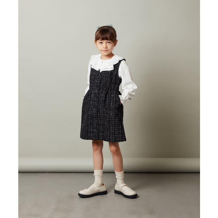 [110-130]フロントボタンジャンパースカート | a.v.v【KIDS】 | 詳細画像16 