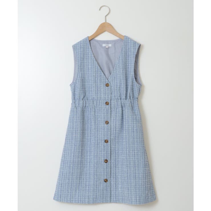 [110-130]フロントボタンジャンパースカート | a.v.v【KIDS】 | 詳細画像2 