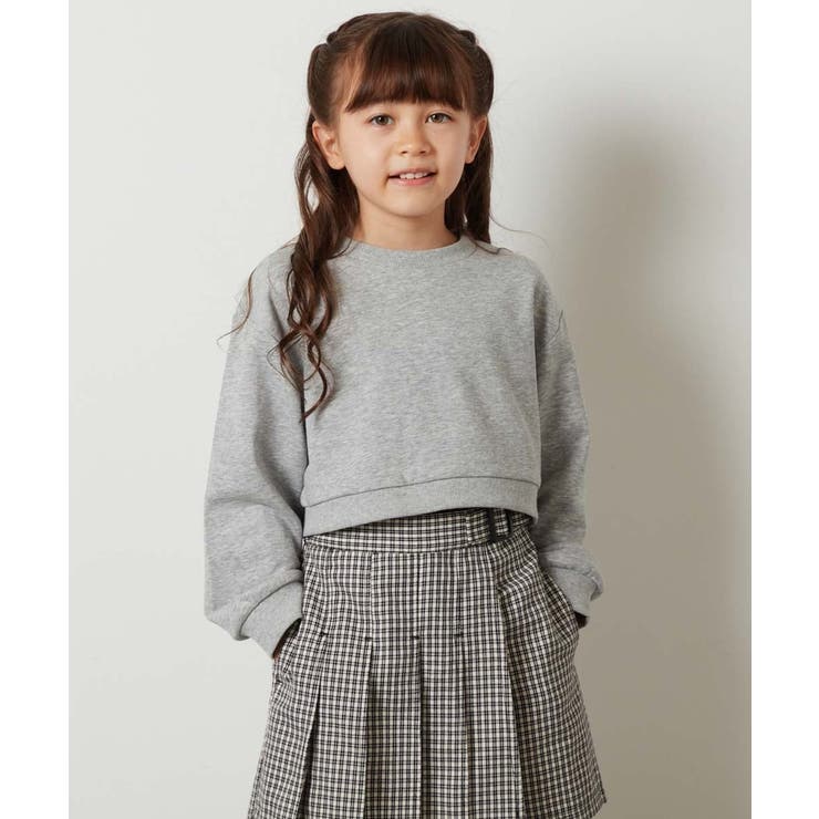 [100-130]【2点セット】チェックシャツワンピ＆ショートプルオーバー | a.v.v【KIDS】 | 詳細画像38 