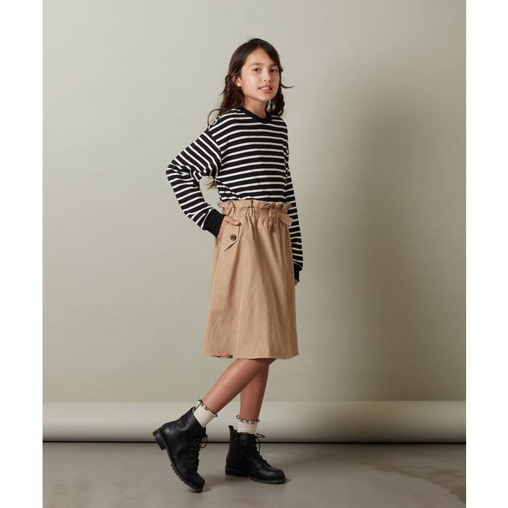 [100-130]ボーダードッキングワンピース | a.v.v【KIDS】 | 詳細画像6 