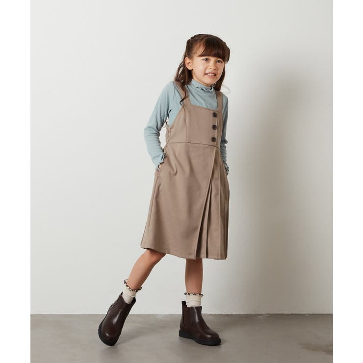 [100-130]アシメプリーツジャンスカ | a.v.v【KIDS】 | 詳細画像12 