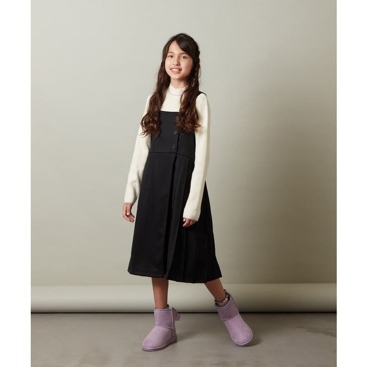 [100-130]アシメプリーツジャンスカ | a.v.v【KIDS】 | 詳細画像8 