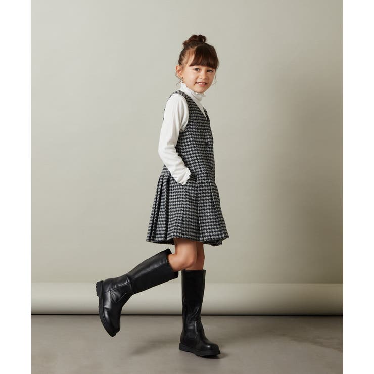 【& ellecy】　シャギー　チェック　スタジャン　新品　タグ付き & ellecy】 シャギー チェック スタジャン 新品 タグ付き - メルカリ