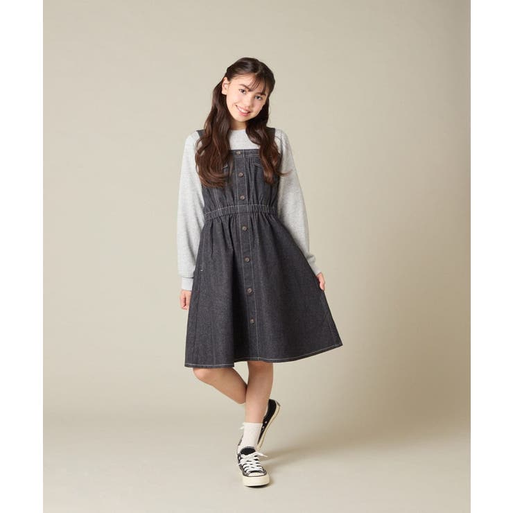 [120-160]トレーナードッキングワンピース | a.v.v【KIDS】 | 詳細画像20 