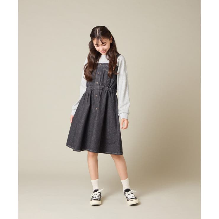 [120-160]トレーナードッキングワンピース | a.v.v【KIDS】 | 詳細画像21 