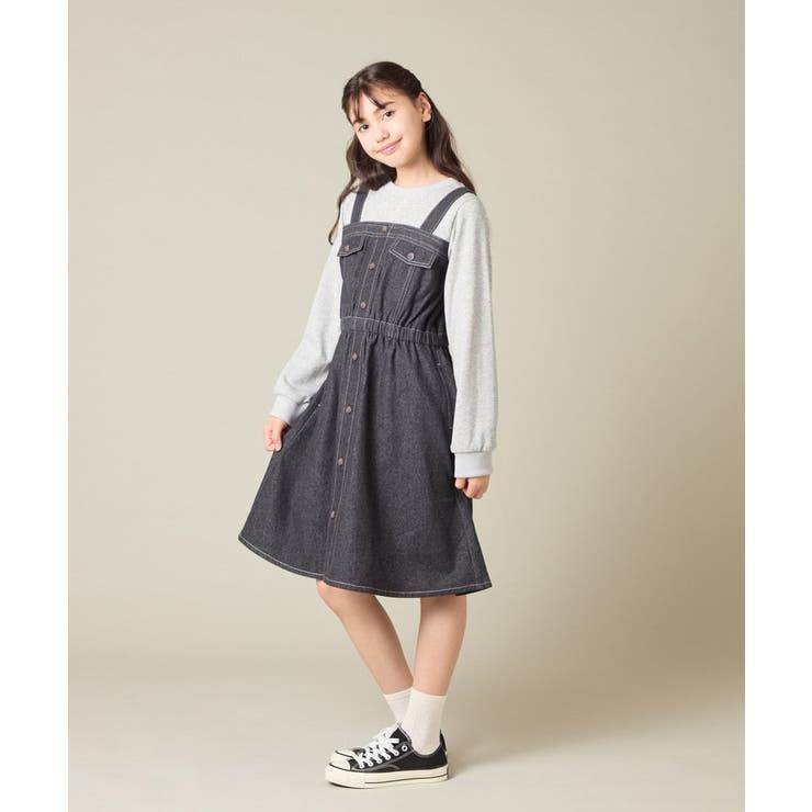 [120-160]トレーナードッキングワンピース | a.v.v【KIDS】 | 詳細画像24 