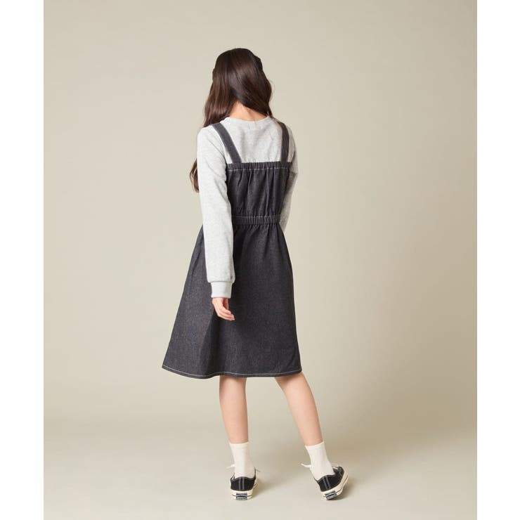 [120-160]トレーナードッキングワンピース | a.v.v【KIDS】 | 詳細画像25 