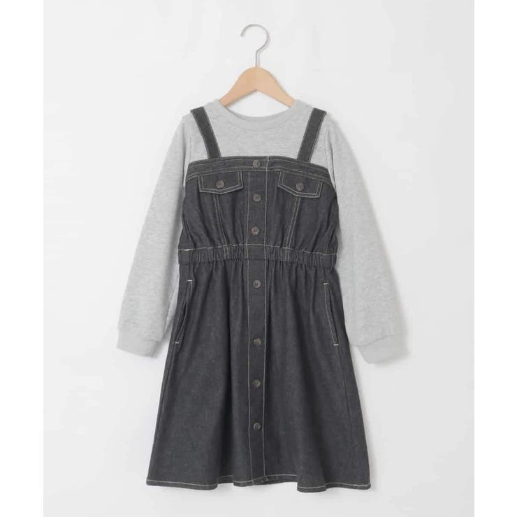 [120-160]トレーナードッキングワンピース | a.v.v【KIDS】 | 詳細画像30 