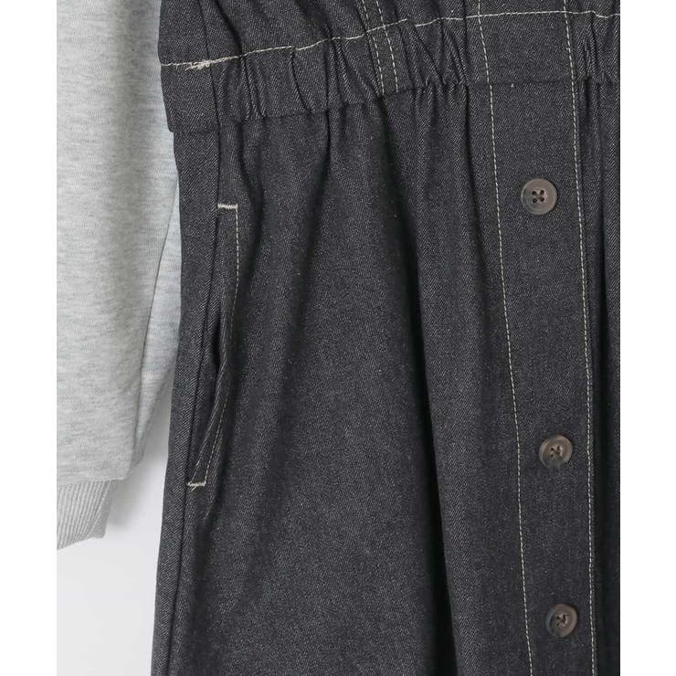 [120-160]トレーナードッキングワンピース | a.v.v【KIDS】 | 詳細画像34 