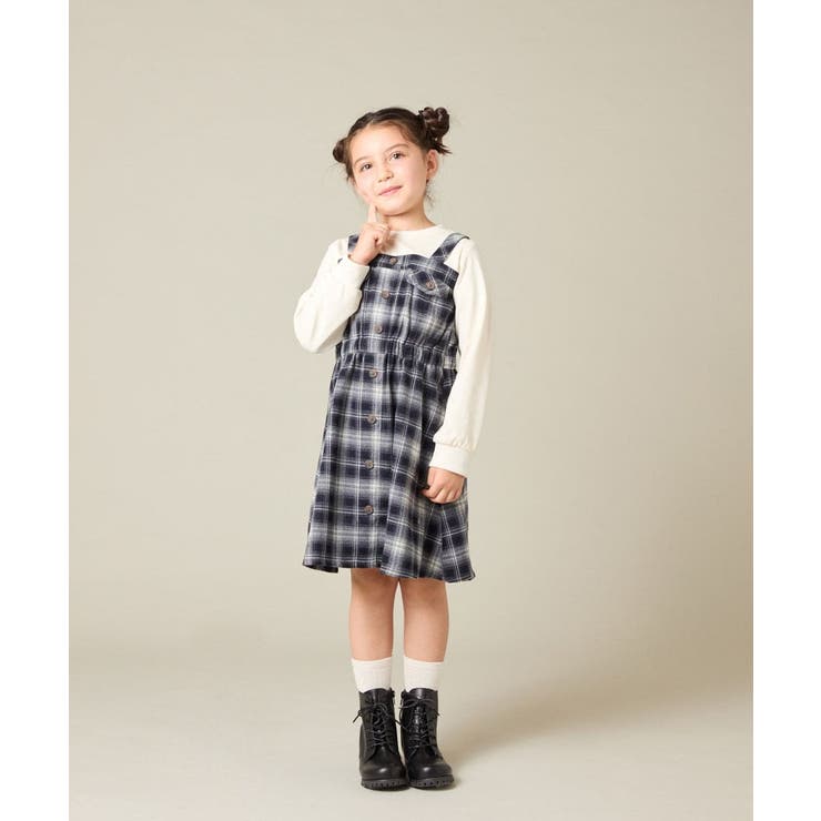 [120-160]トレーナードッキングワンピース | a.v.v【KIDS】 | 詳細画像7 