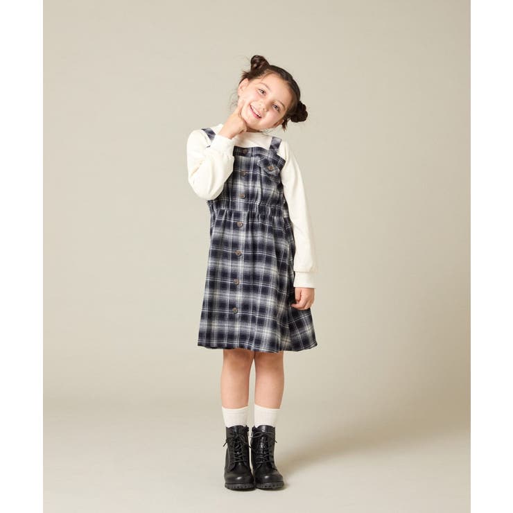 [120-160]トレーナードッキングワンピース | a.v.v【KIDS】 | 詳細画像8 