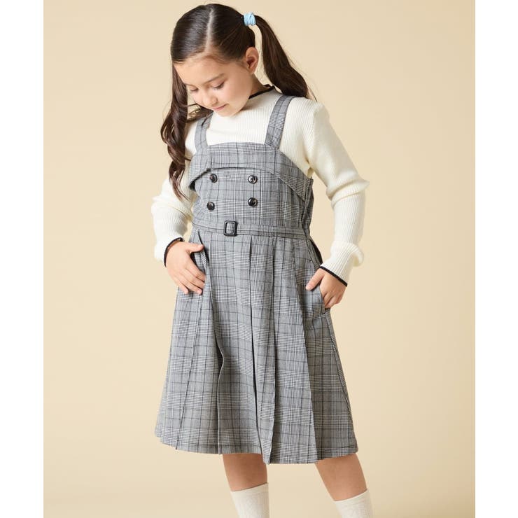 [130-160]プリーツベアジャンスカ | a.v.v【KIDS】 | 詳細画像3 