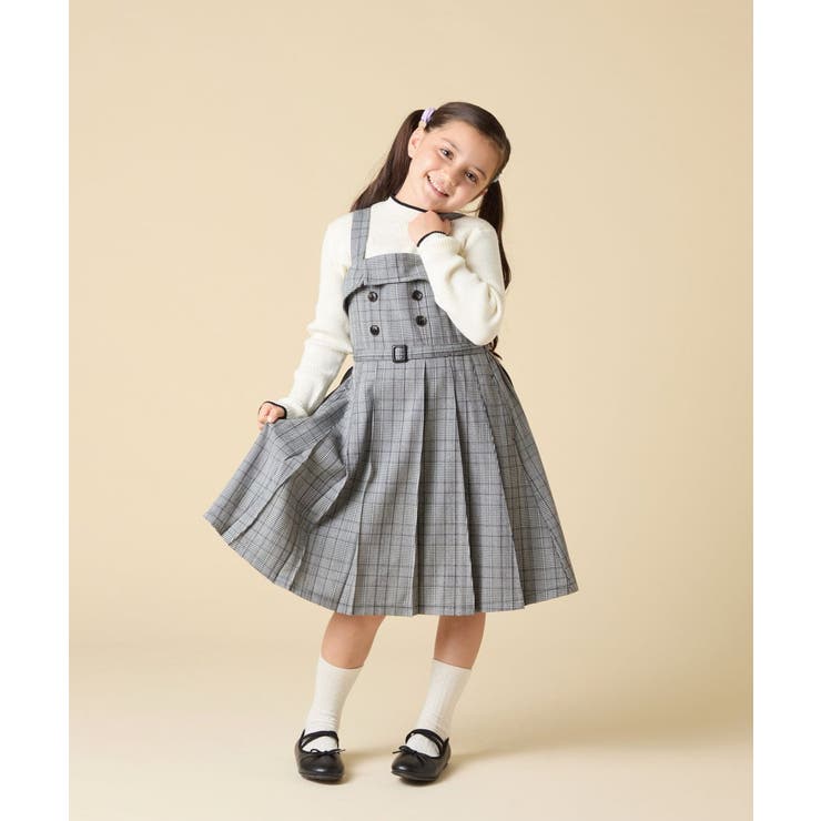 [130-160]プリーツベアジャンスカ | a.v.v【KIDS】 | 詳細画像9 