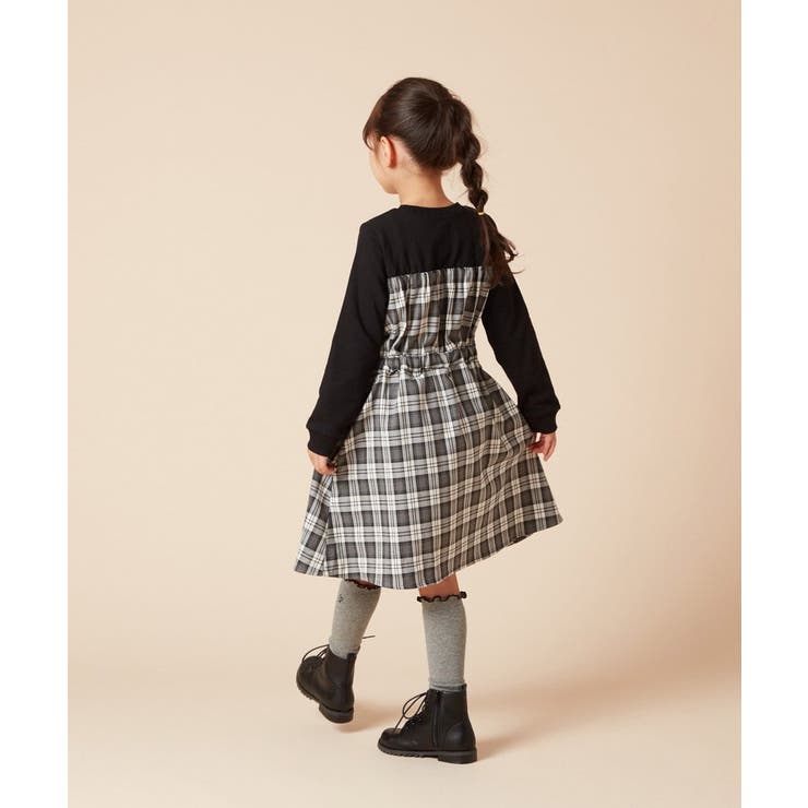 [100-130]トレーナードッキングワンピース | a.v.v【KIDS】 | 詳細画像15 