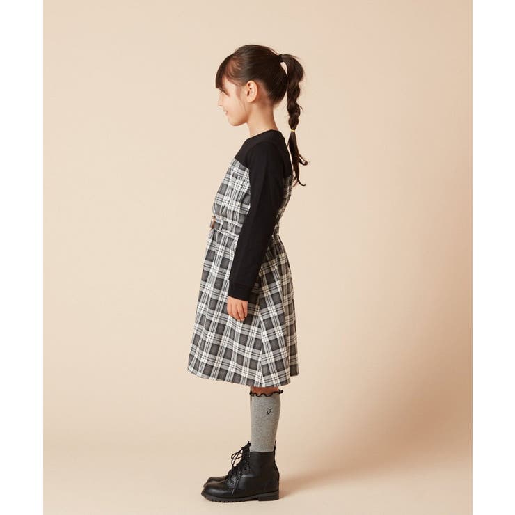 [100-130]トレーナードッキングワンピース | a.v.v【KIDS】 | 詳細画像16 