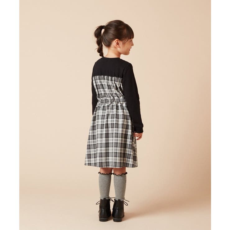 [100-130]トレーナードッキングワンピース | a.v.v【KIDS】 | 詳細画像17 