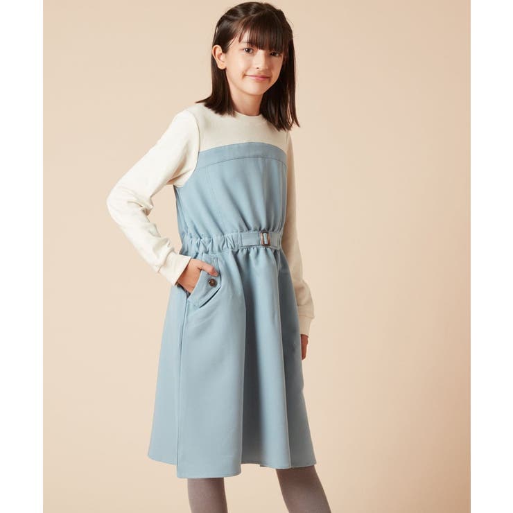 [100-130]トレーナードッキングワンピース | a.v.v【KIDS】 | 詳細画像18 