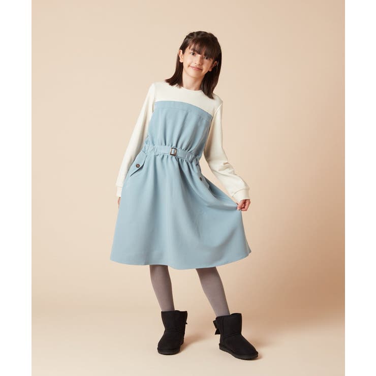 [100-130]トレーナードッキングワンピース | a.v.v【KIDS】 | 詳細画像20 