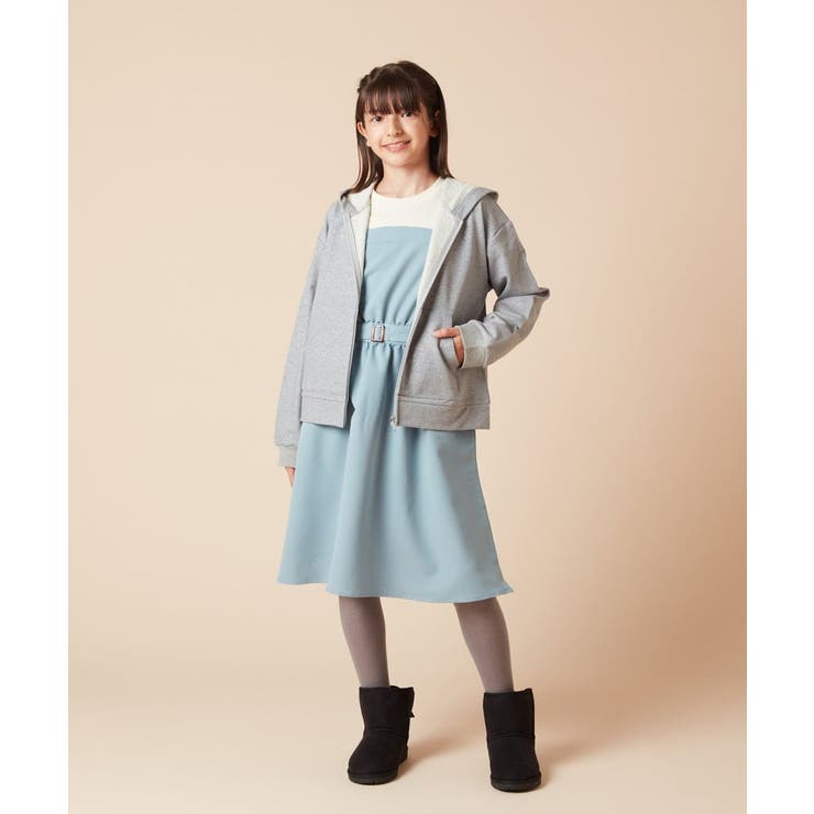 [100-130]トレーナードッキングワンピース | a.v.v【KIDS】 | 詳細画像25 