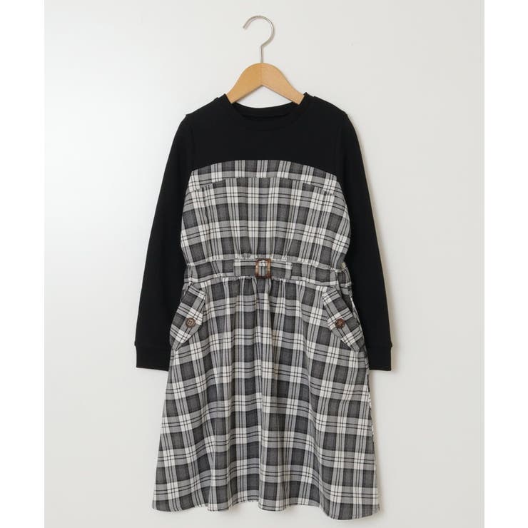 [100-130]トレーナードッキングワンピース | a.v.v【KIDS】 | 詳細画像31 