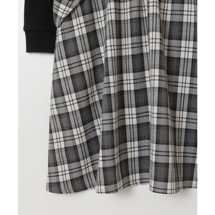 [100-130]トレーナードッキングワンピース | a.v.v【KIDS】 | 詳細画像36 