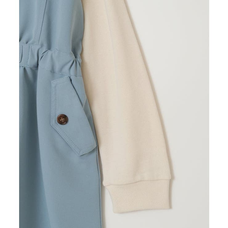 [100-130]トレーナードッキングワンピース | a.v.v【KIDS】 | 詳細画像7 