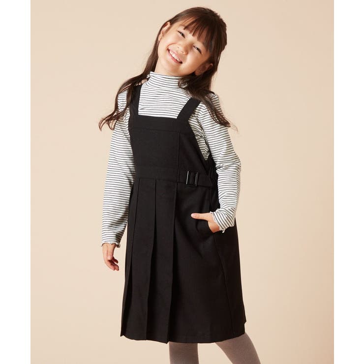 [120-130]スクエアネックプリーツジャンスカ | a.v.v【KIDS】 | 詳細画像1 