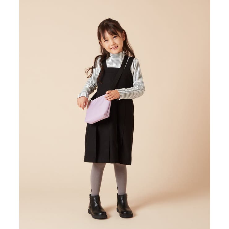 120-130]スクエアネックプリーツジャンスカ[品番：ITKW0019013