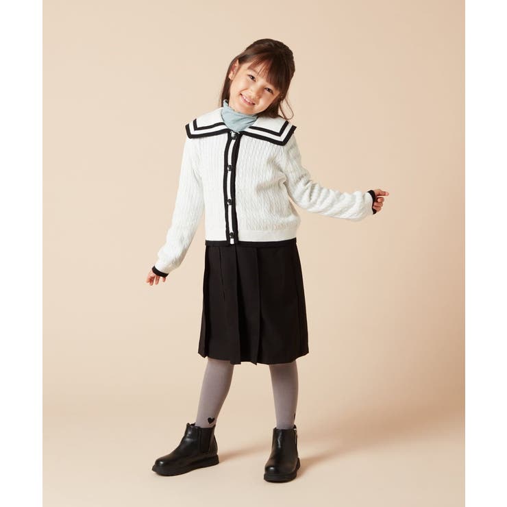 [120-130]スクエアネックプリーツジャンスカ | a.v.v【KIDS】 | 詳細画像26 