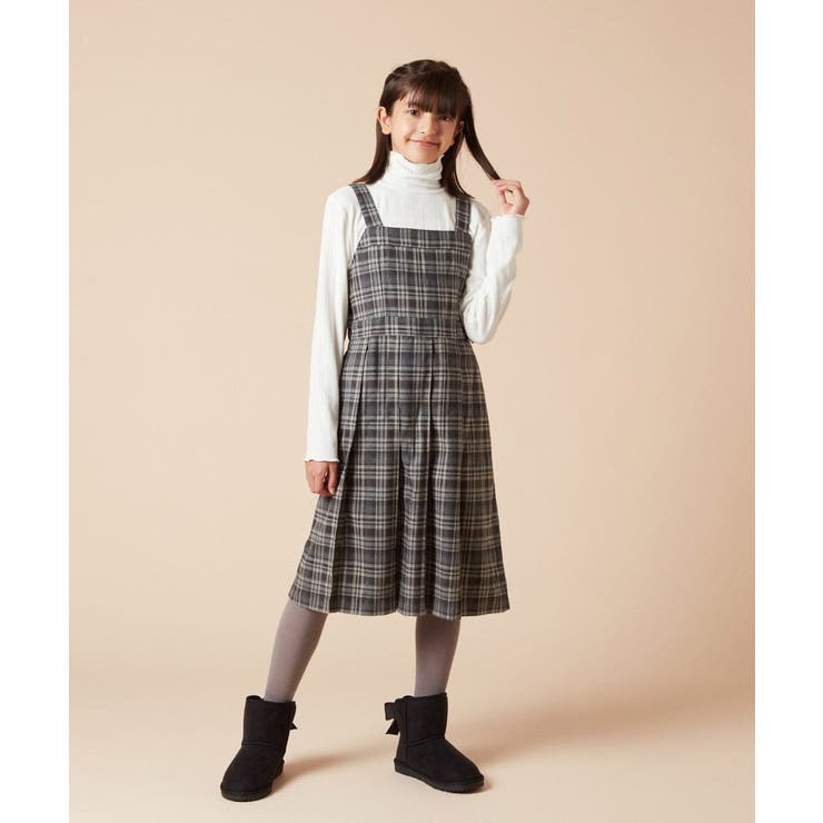 [120-130]スクエアネックプリーツジャンスカ | a.v.v【KIDS】 | 詳細画像31 