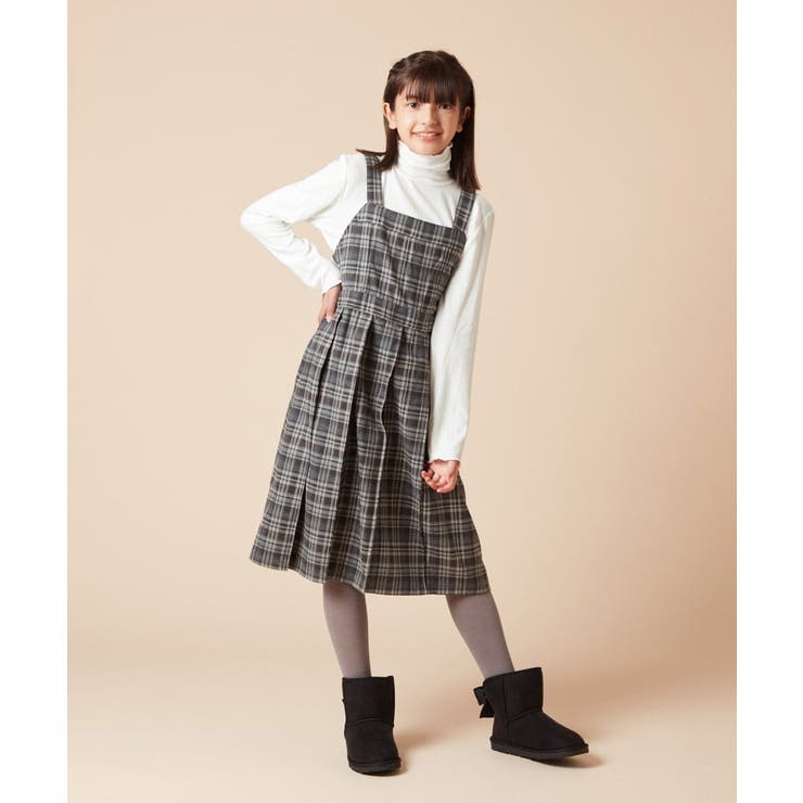 [120-130]スクエアネックプリーツジャンスカ | a.v.v【KIDS】 | 詳細画像32 