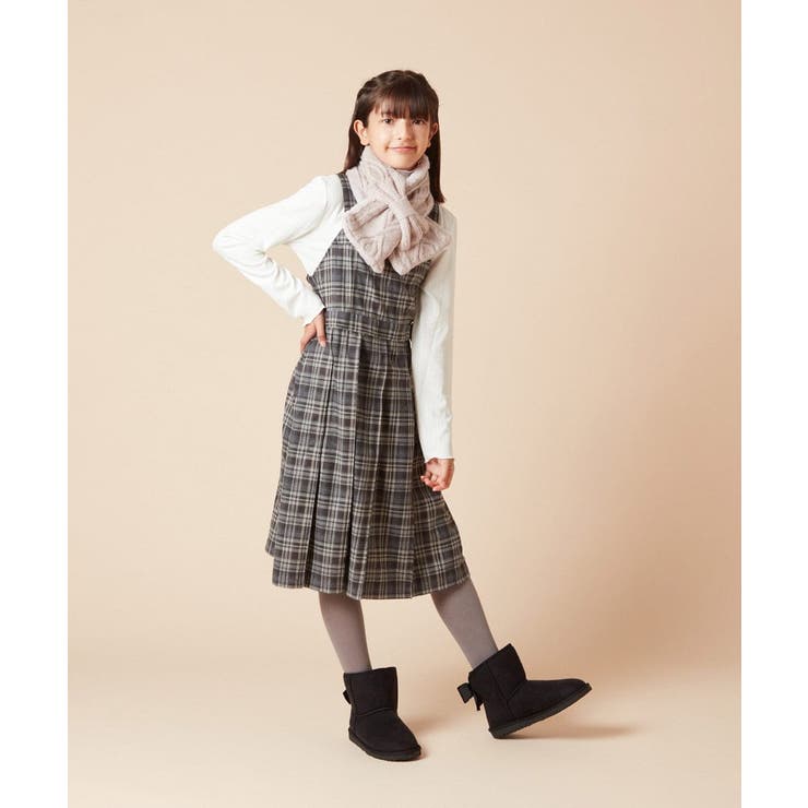 [120-130]スクエアネックプリーツジャンスカ | a.v.v【KIDS】 | 詳細画像39 