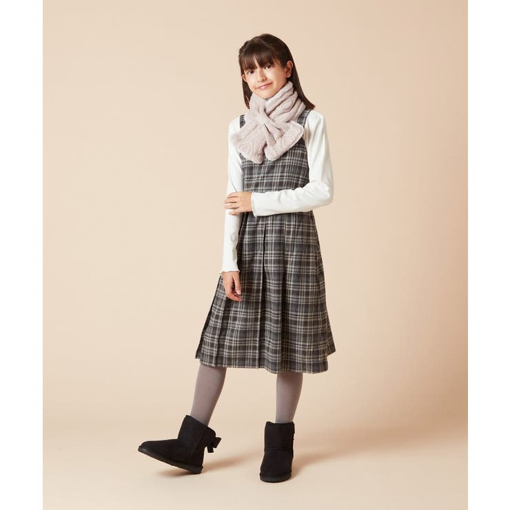 [120-130]スクエアネックプリーツジャンスカ | a.v.v【KIDS】 | 詳細画像40 