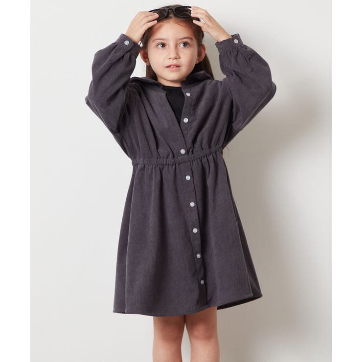 [100-130]レイヤードシャツワンピース | a.v.v【KIDS】 | 詳細画像10 