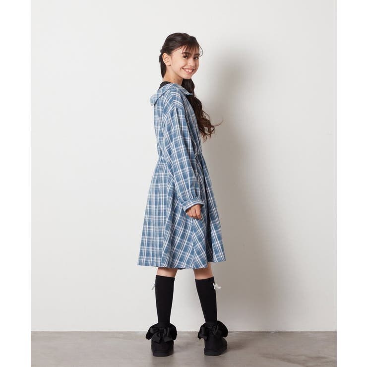 [100-130]レイヤードシャツワンピース | a.v.v【KIDS】 | 詳細画像28 