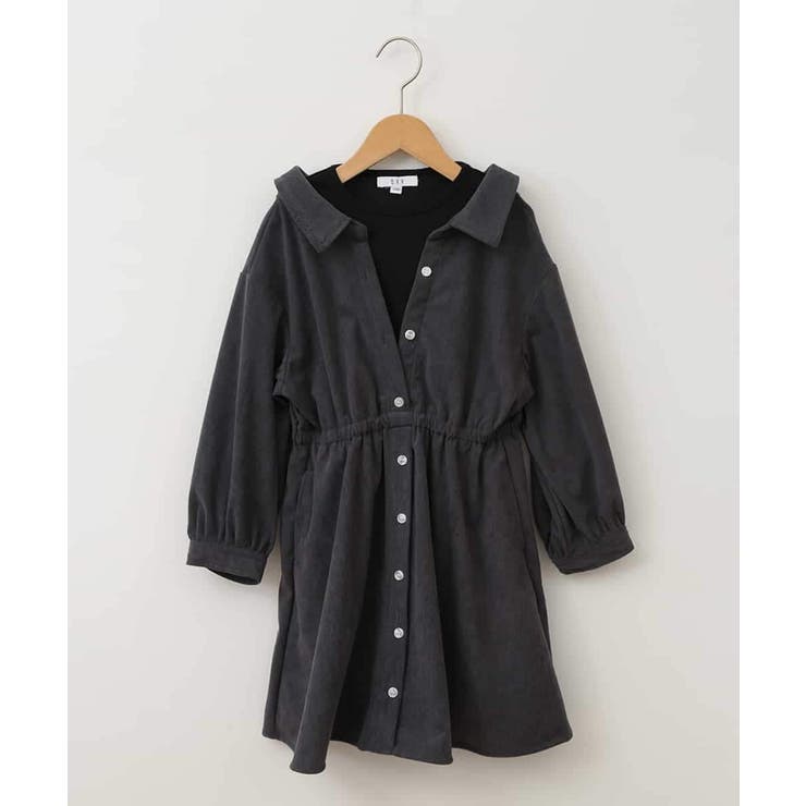 [100-130]レイヤードシャツワンピース | a.v.v【KIDS】 | 詳細画像29 