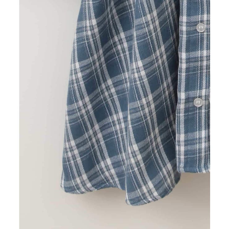 [100-130]レイヤードシャツワンピース | a.v.v【KIDS】 | 詳細画像6 