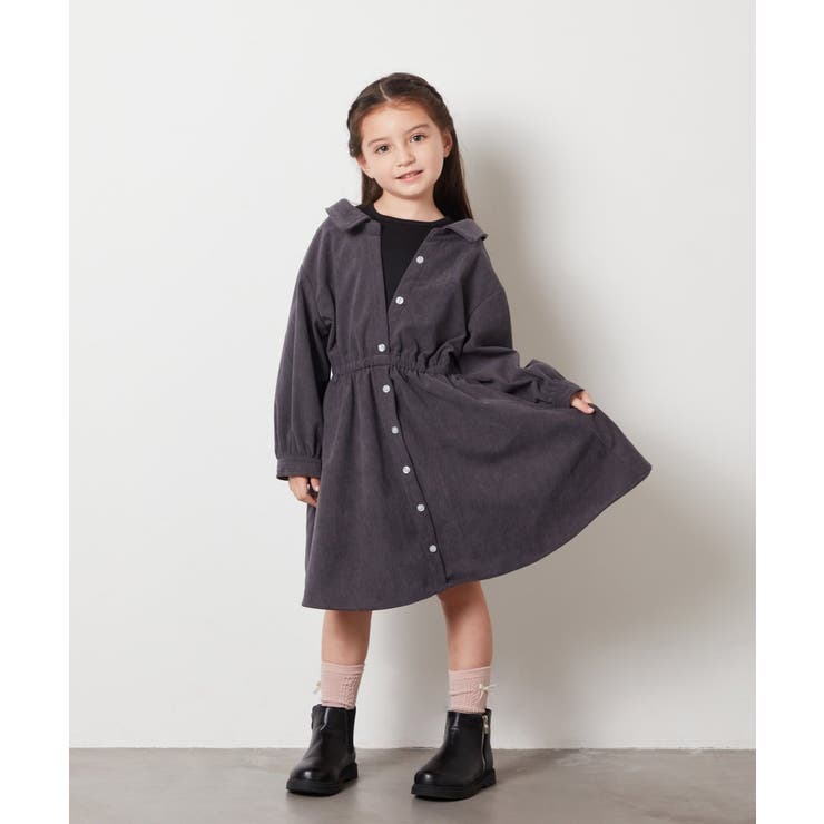 [140-150]レイヤードシャツワンピース | a.v.v【KIDS】 | 詳細画像13 