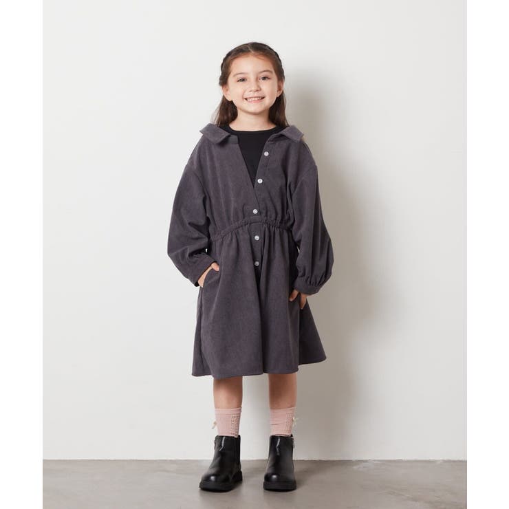 [140-150]レイヤードシャツワンピース | a.v.v【KIDS】 | 詳細画像15 