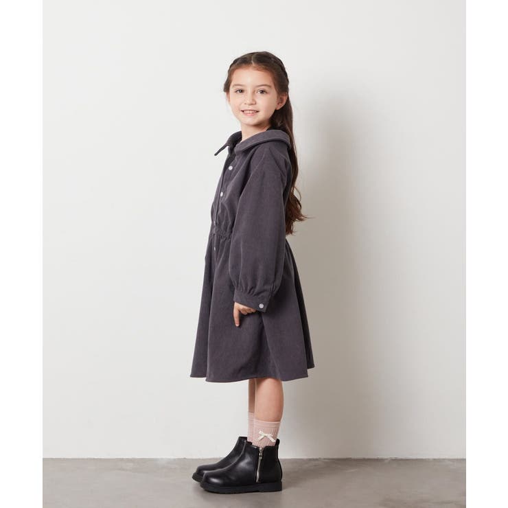 [140-150]レイヤードシャツワンピース | a.v.v【KIDS】 | 詳細画像18 