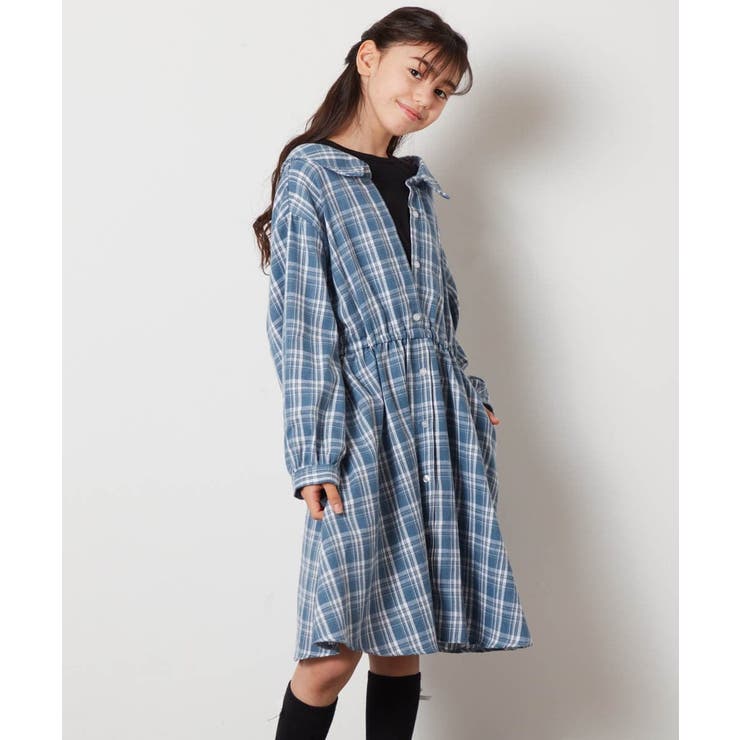 [140-150]レイヤードシャツワンピース | a.v.v【KIDS】 | 詳細画像20 