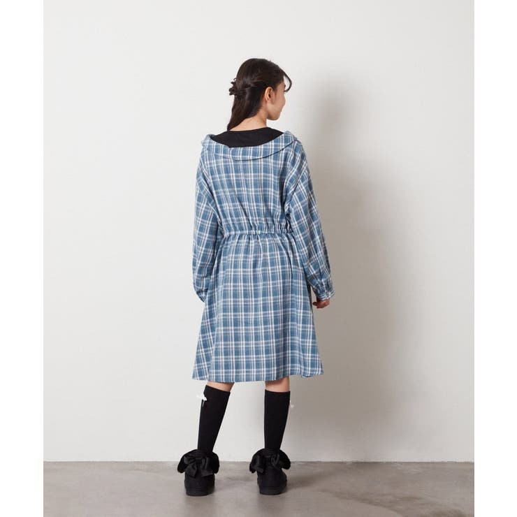 [140-150]レイヤードシャツワンピース | a.v.v【KIDS】 | 詳細画像29 