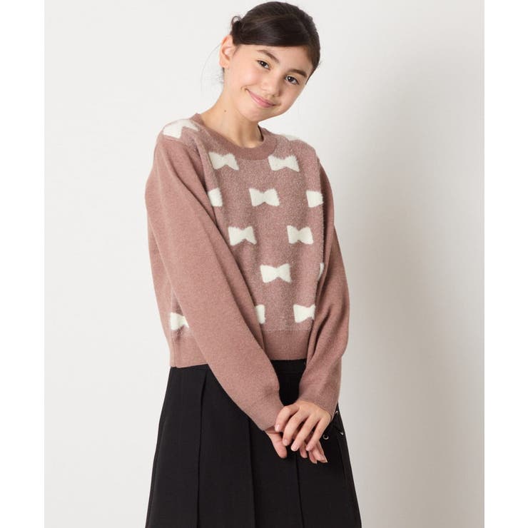 リボンジャガードニット | a.v.v【KIDS】 | 詳細画像13 