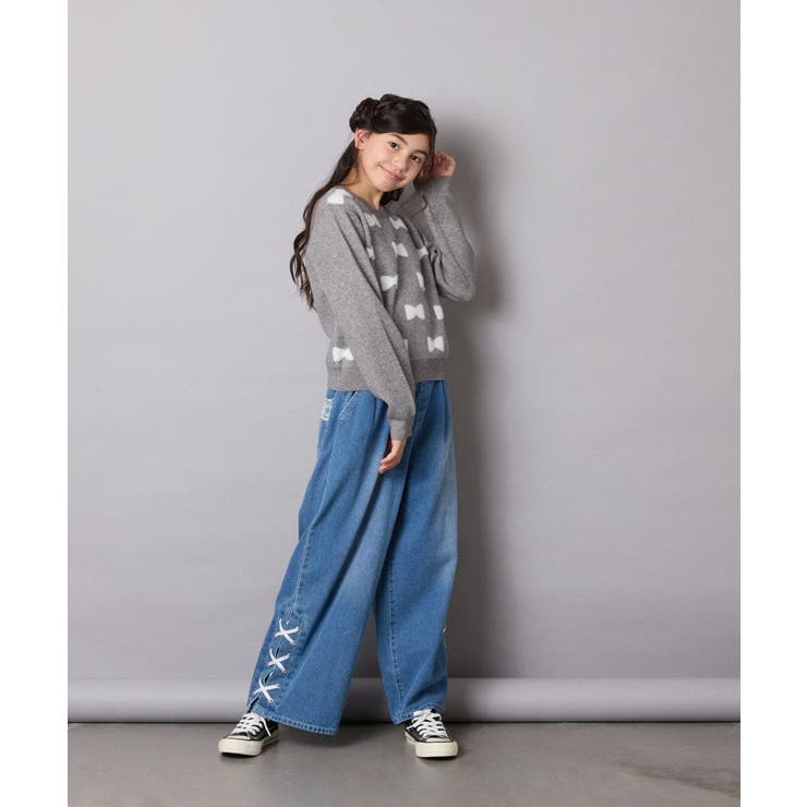 リボンジャガードニット | a.v.v【KIDS】 | 詳細画像26 