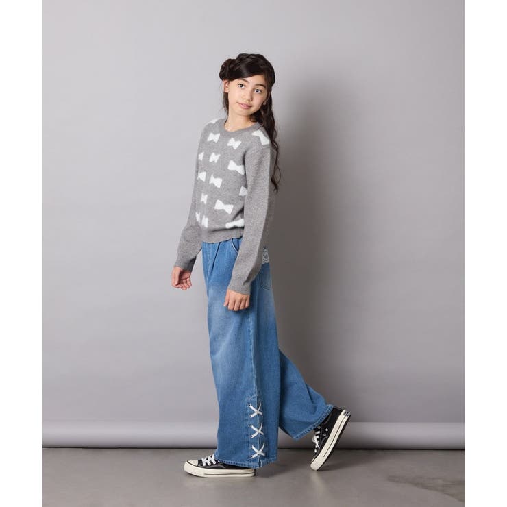 リボンジャガードニット | a.v.v【KIDS】 | 詳細画像28 