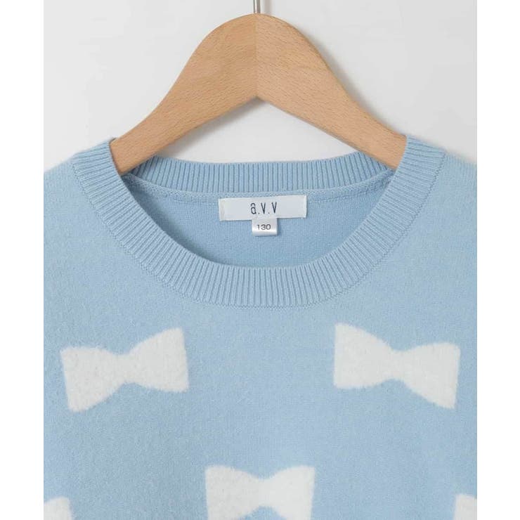 リボンジャガードニット | a.v.v【KIDS】 | 詳細画像32 