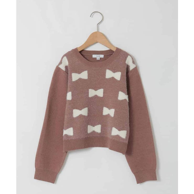 リボンジャガードニット | a.v.v【KIDS】 | 詳細画像36 