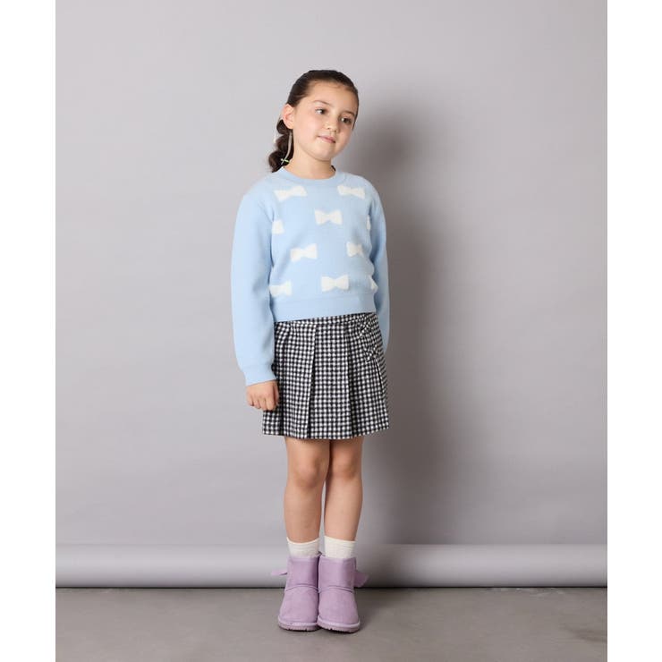 リボンジャガードニット | a.v.v【KIDS】 | 詳細画像5 