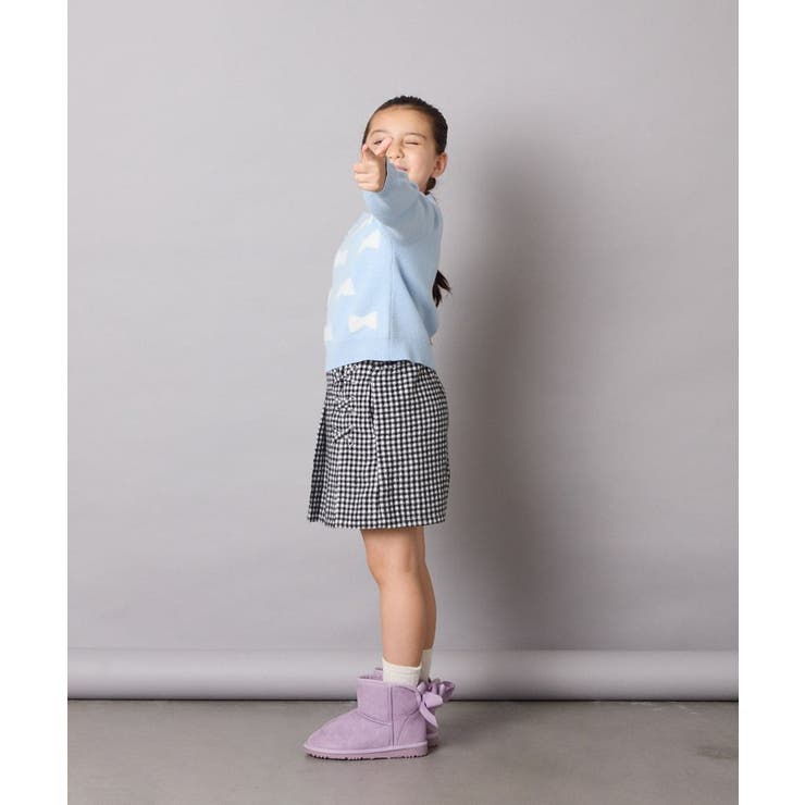 リボンジャガードニット | a.v.v【KIDS】 | 詳細画像9 