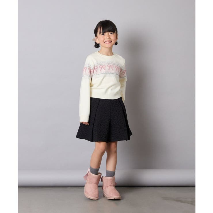 [120-160]【おうちで洗える】ふわもちノルディックニット | a.v.v【KIDS】 | 詳細画像13 